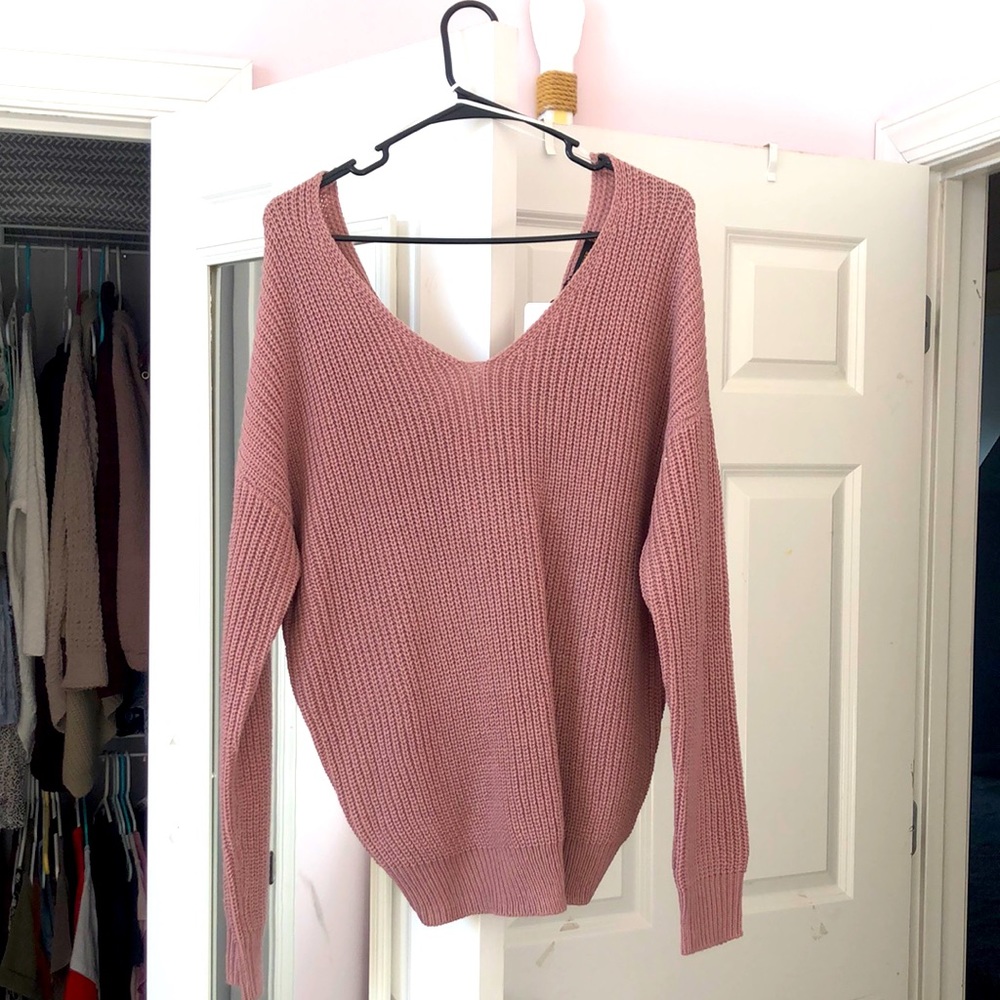 Mauve color sweater